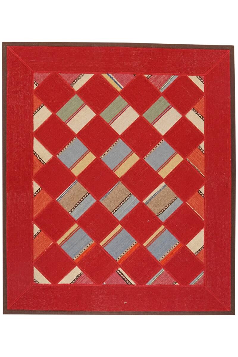 PersaTepp Teppich Kelim Tekkehdouz bunt B/H/L: ca. 154x1x178 cm