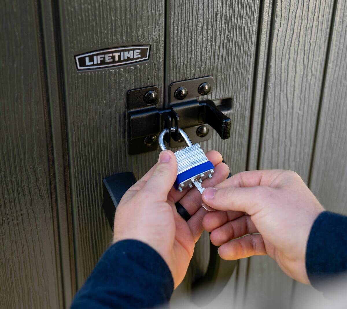 Lifetime Gerätehaus Ohio grau B/H/L: ca. 283,5x264,4x214,1 cm