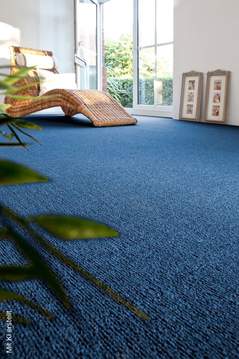 Teppichboden Mirabell blau B/L: ca. 200x300 cm pro Stück