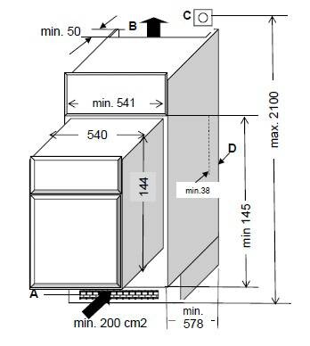 Respekta Küchenblock Economy schwarz B/H/T: ca. 310x200x60 cm