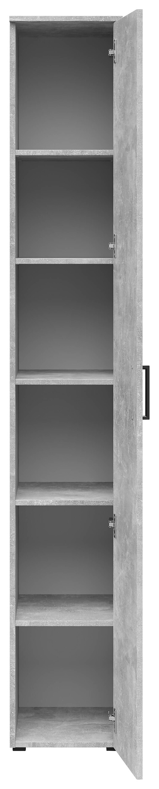 Schrank Multi-Stauraum Typ 8 Beton Optik B/H/T: ca. 30x195x40 cm