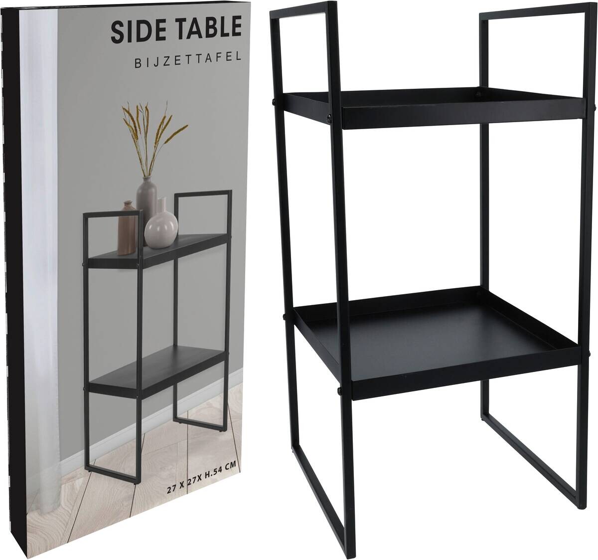 Beistelltisch schwarz Eisen