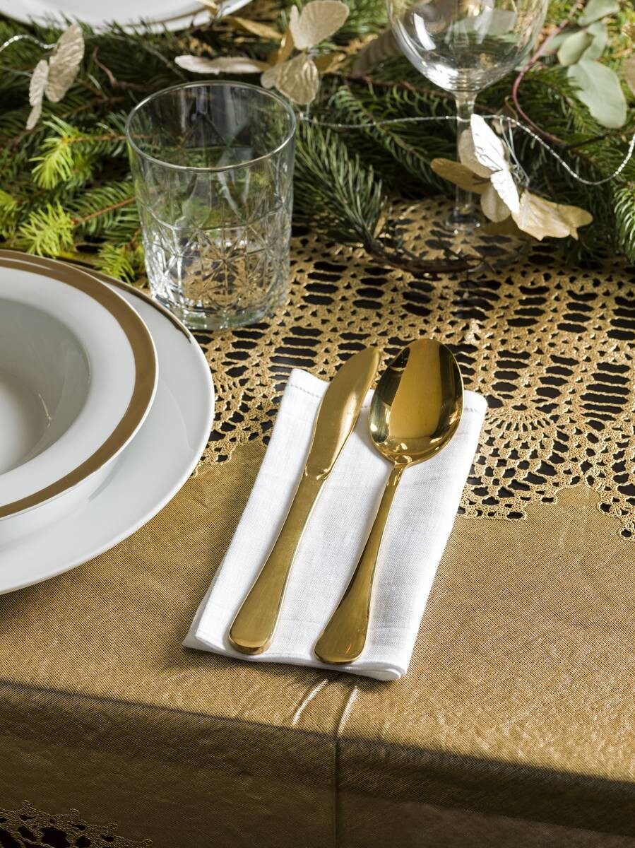 TOGNANA Besteckset Antony Golden gold Edelstahl 24 tlg.