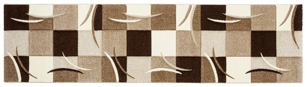 Webteppich Casino braun B/L: ca. 80x300 cm