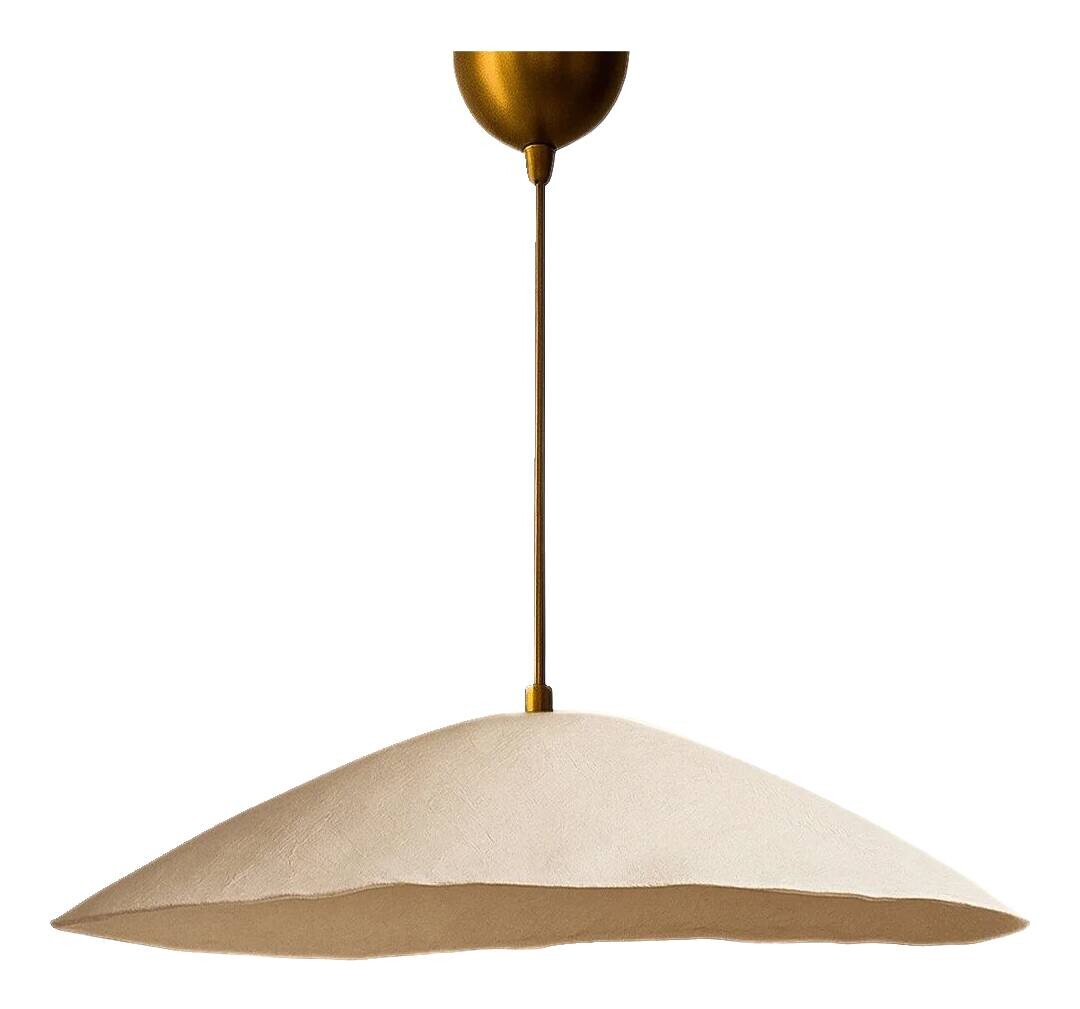 Opviq Pendelleuchte creme gold Metall B/T/L: ca. 60x60x60 cm E27 1 Brennstellen
