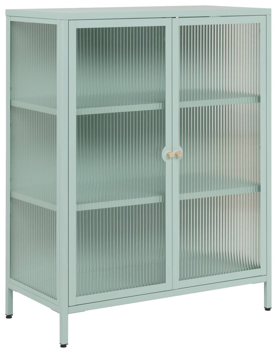 Vitrine Milton mint B/H/T: ca. 80x102x40 cm