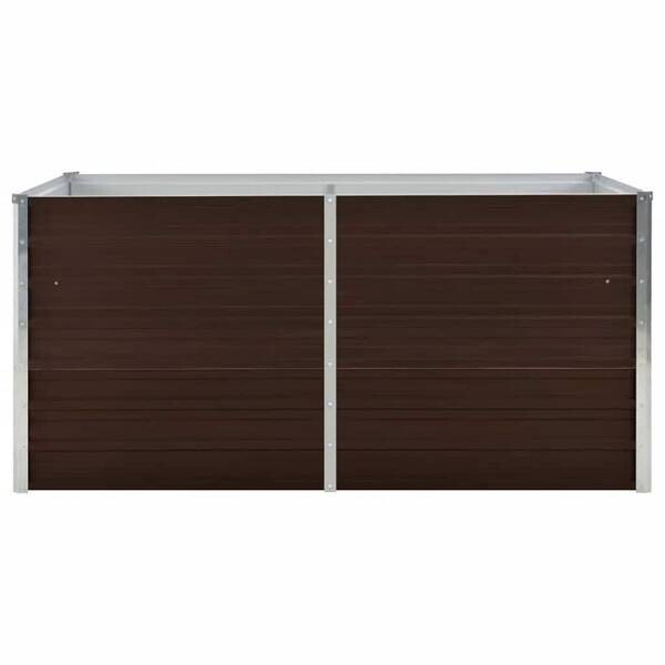 Hochbeet braun Stahl B/H/L: ca. 80x77x160 cm