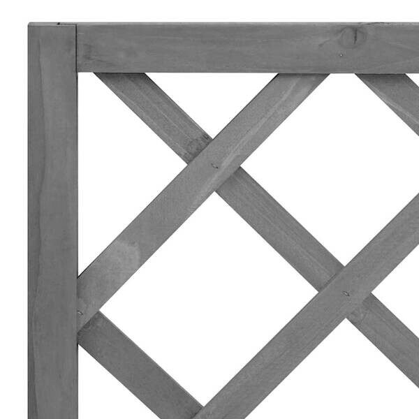 Gartenspalier schwarz Holz B/H/L: ca. 30x135x70 cm