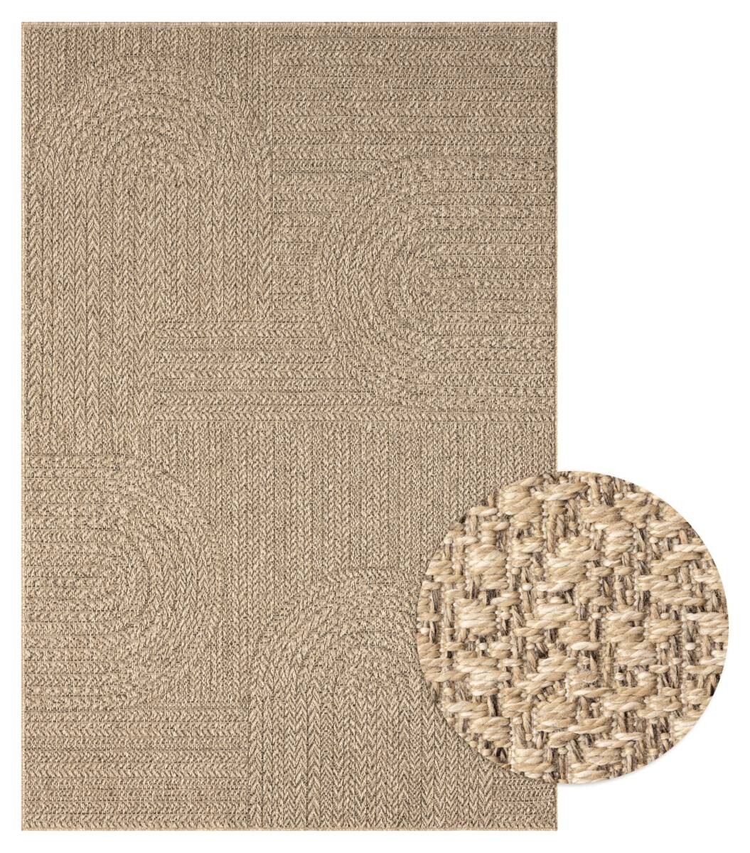 Merinos In-/Outdoor-Teppich Kenzy natur B/L: ca. 200x290 cm