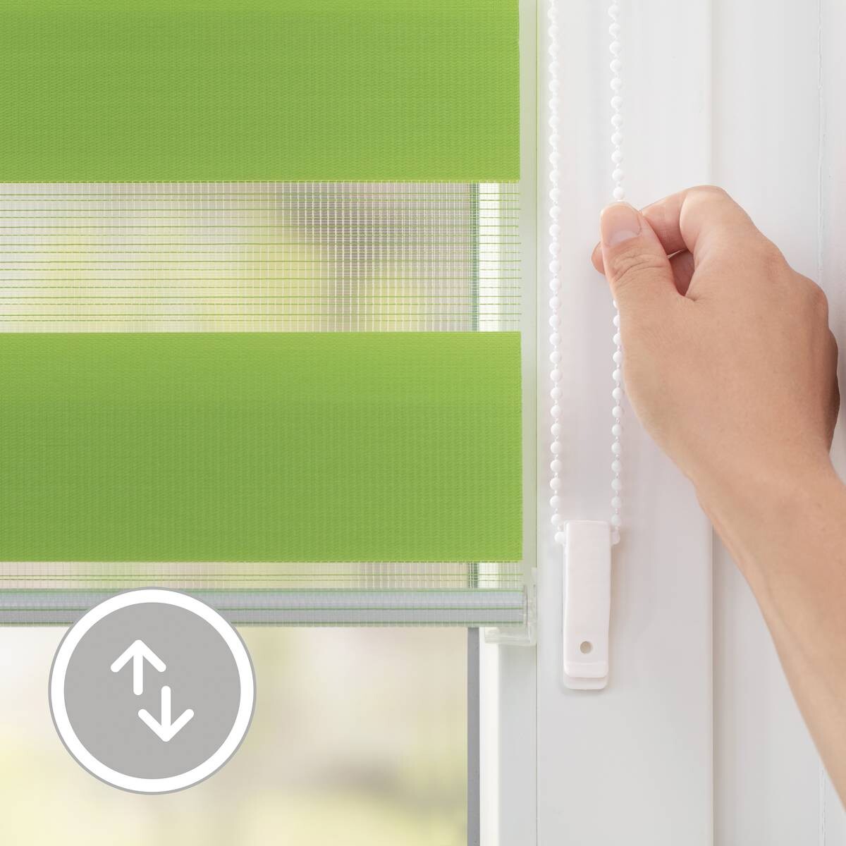 LICHTBLICK Doppelrollo Duo grün B/L: ca. 50x150 cm
