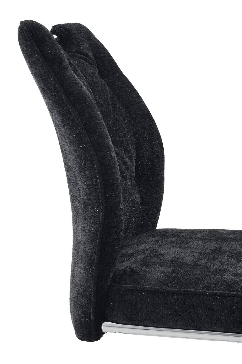 Schwingstuhl Lucca schwarz B/H/T: ca. 48x94x61 cm