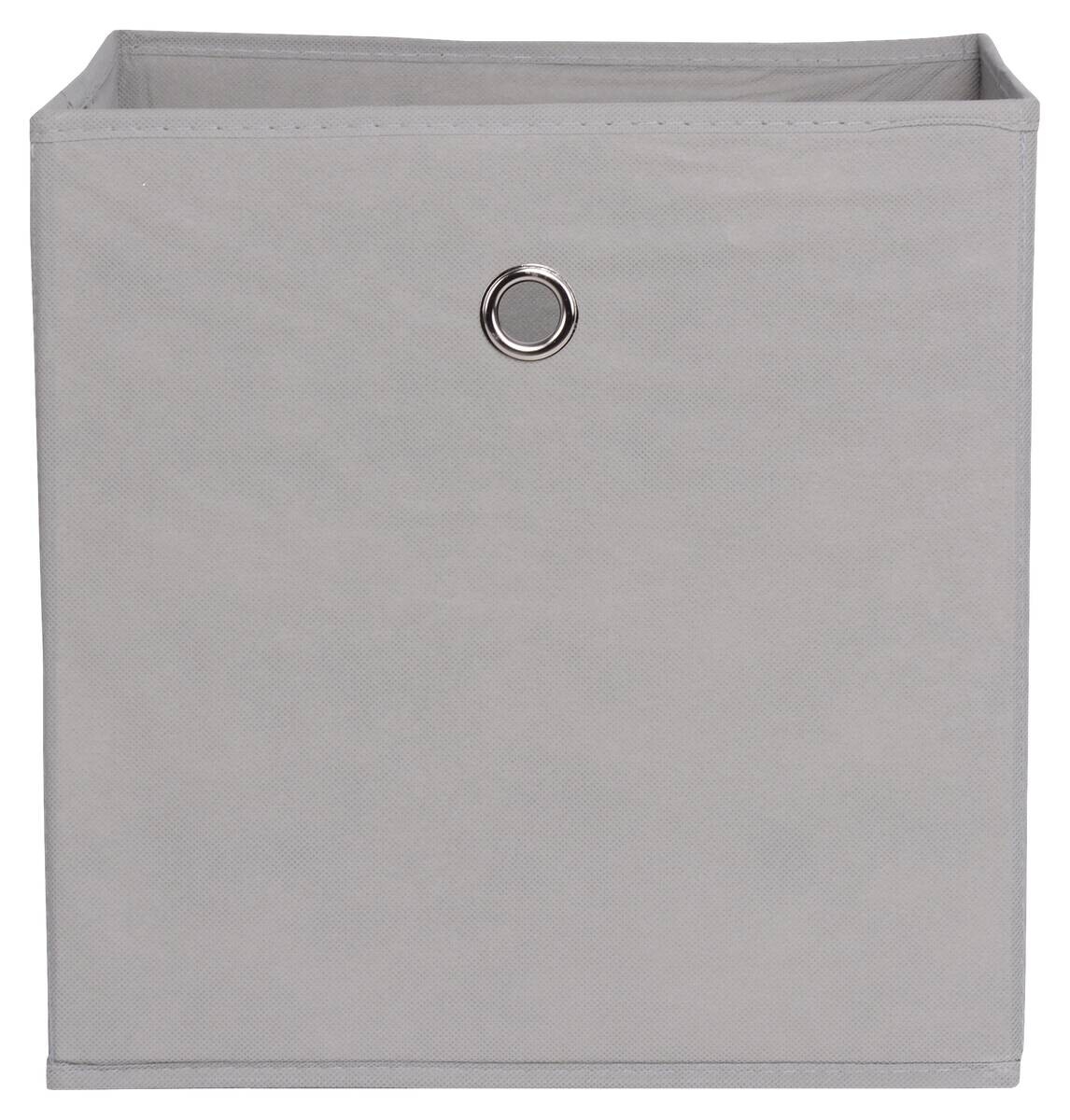 Stoffbox grau B/H/T: ca. 32x32x32 cm