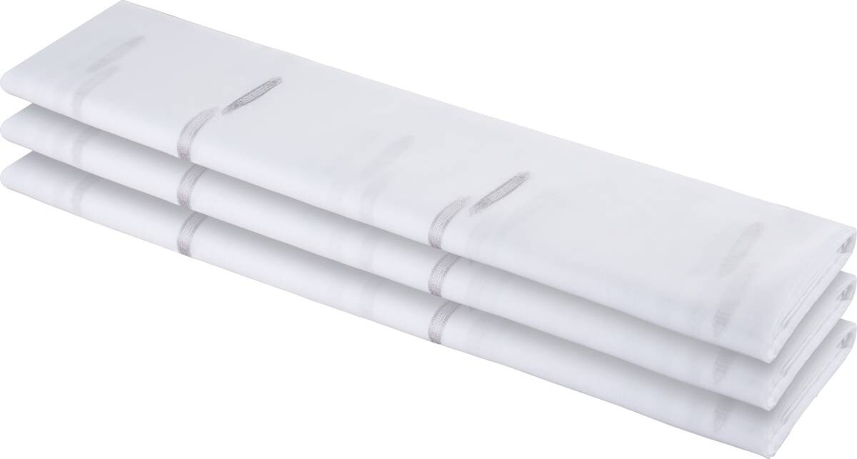 Store-Meterware Aniko silber grau 100% Polyester H: ca. 300 cm
