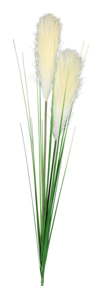 Deko-Pflanze creme Kunststoff B/H/L: ca. 5x107x5 cm