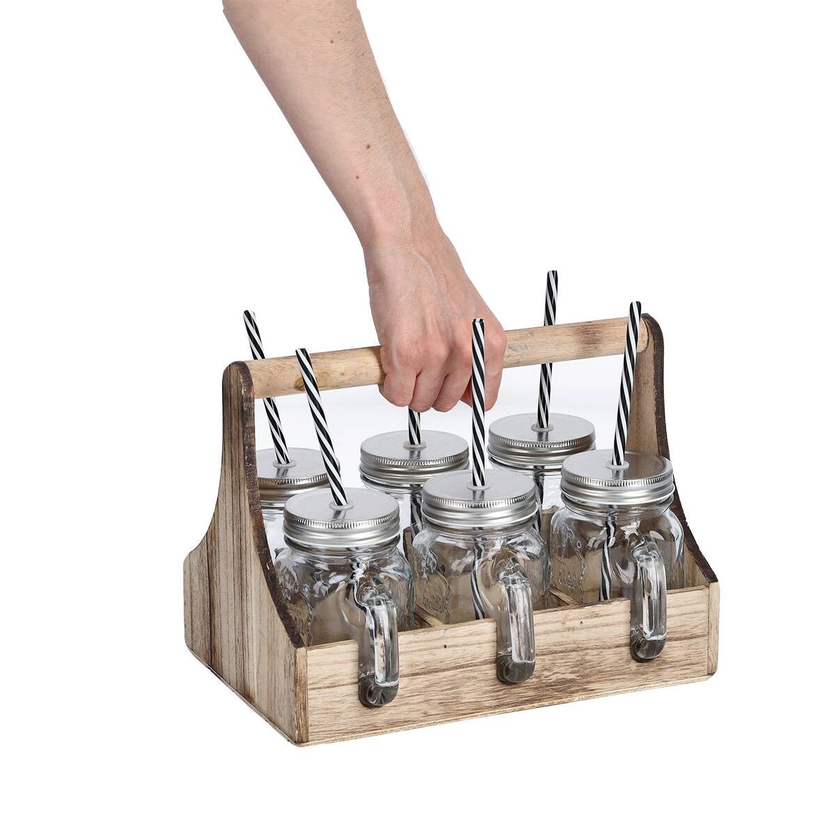 Zeller Trinkgläser-Set natur