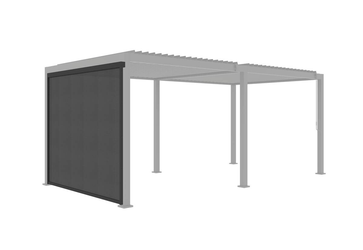 Rollo anthrazit Aluminium B/H/L: ca. 8,5x231,5x278 cm