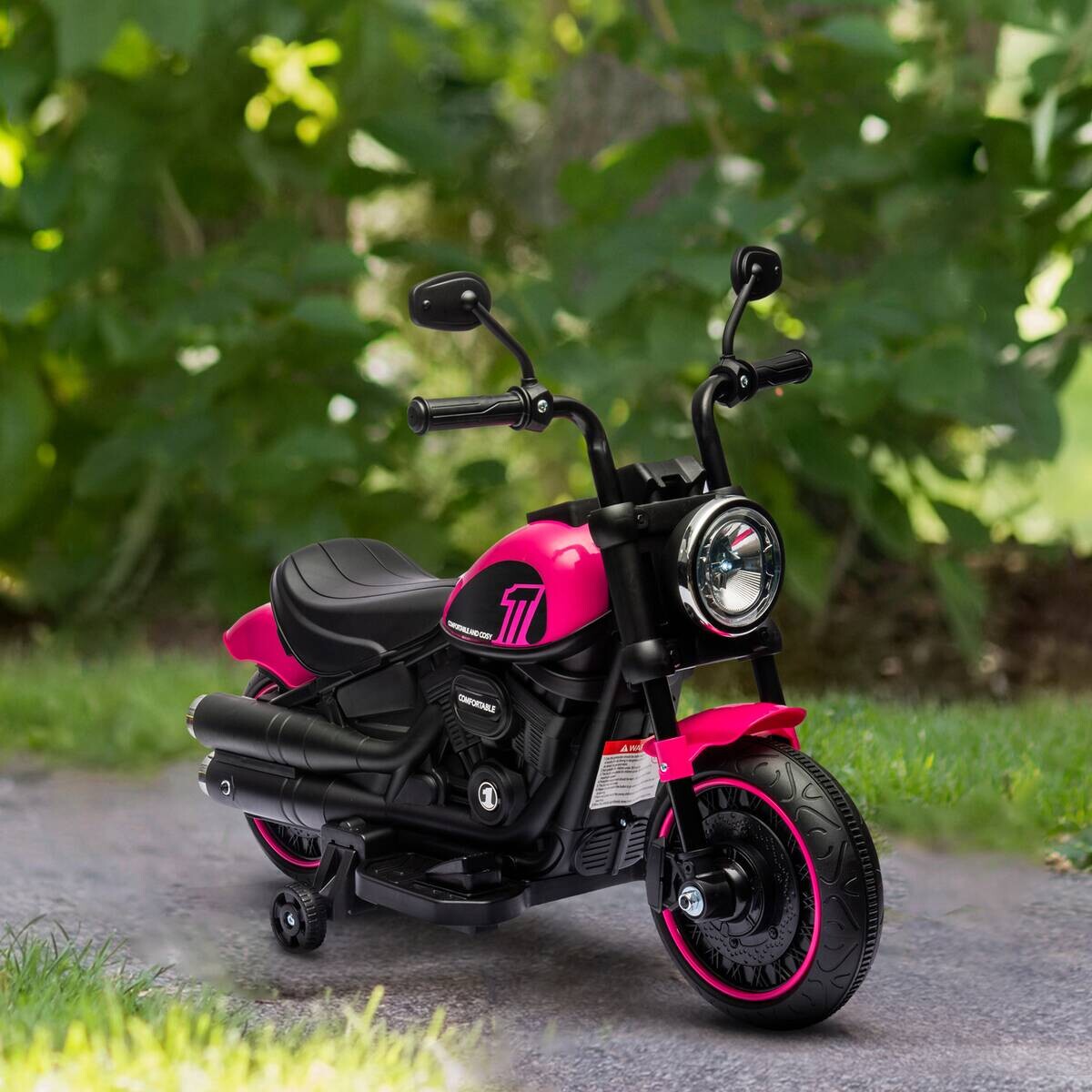 HOMCOM Kinderauto rosa B/H/L: ca. 42x76x57 cm