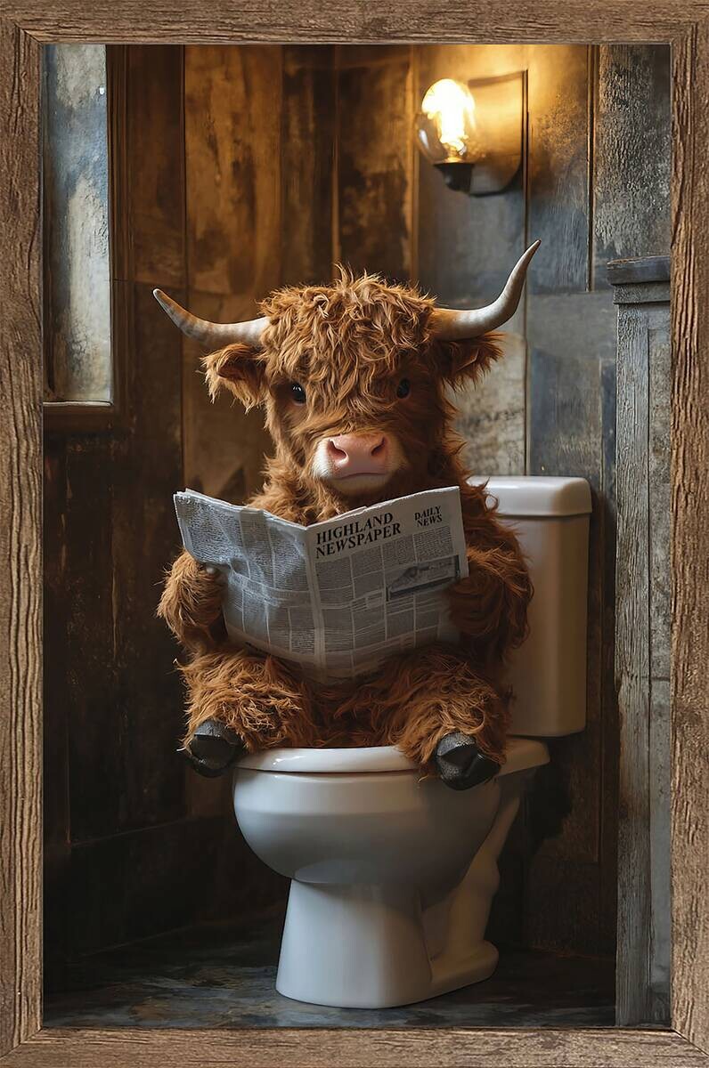 Gerahmtes Bild Tiere B/H: ca. 70x50 cm