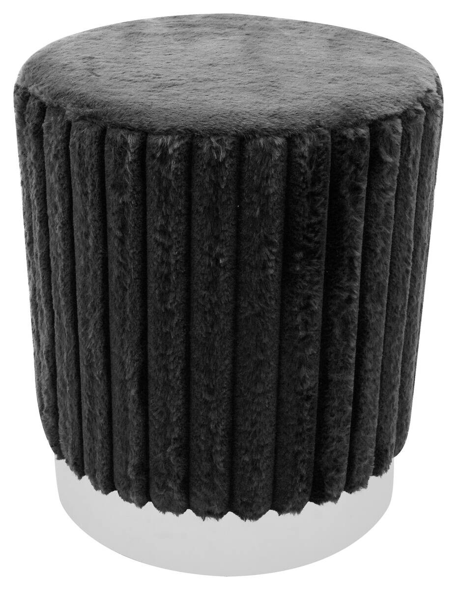 Sitzhocker grau