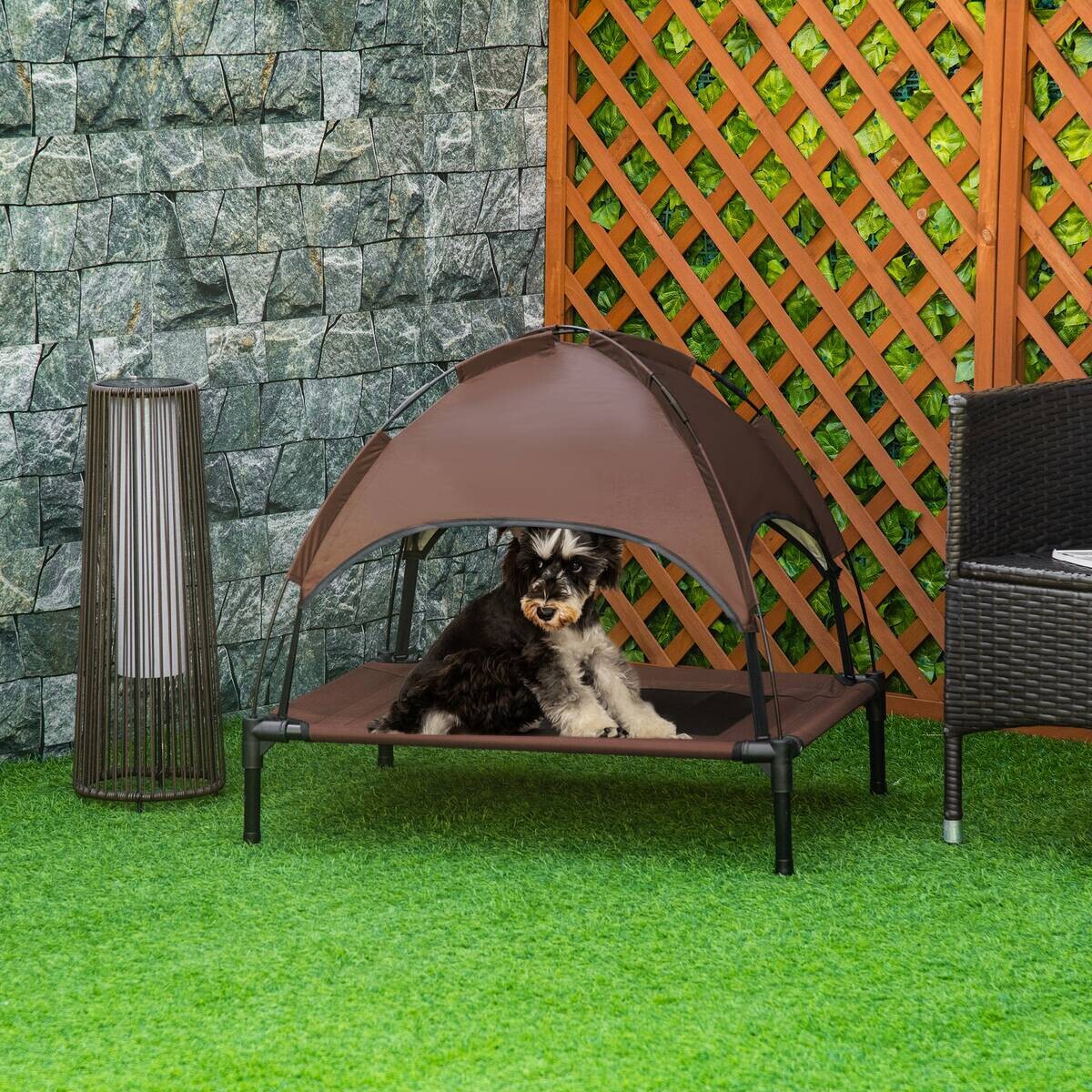 PawHut Hunde-Zubehör schwarz Polypropylen B/H/L: ca. 61x76x73 cm