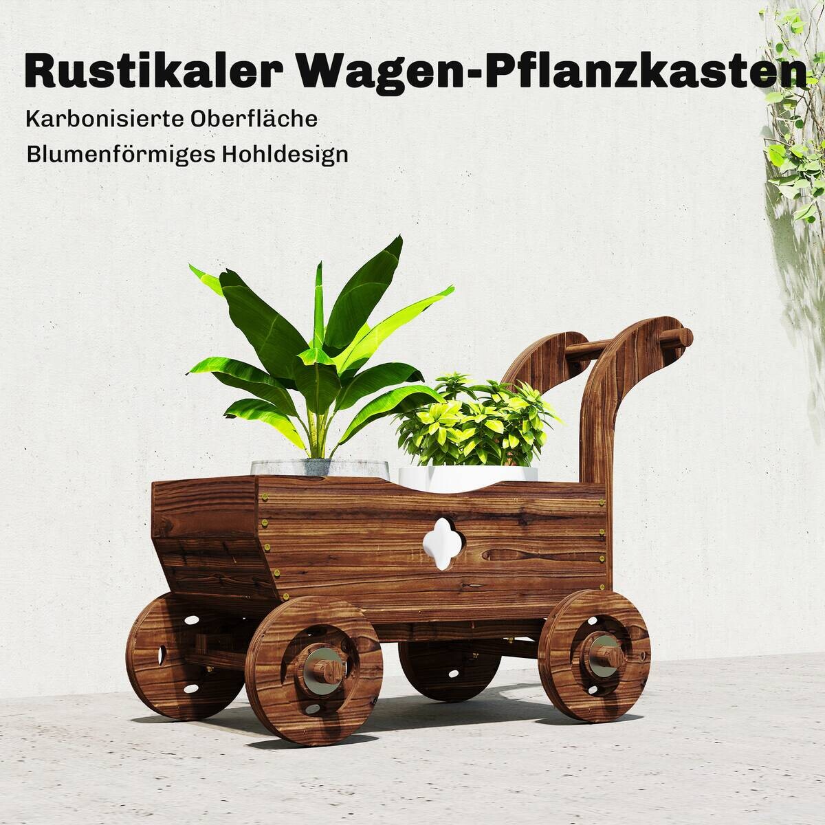Outsunny Hochbeet B/H/T/L: ca. 38x52x38x68 cm