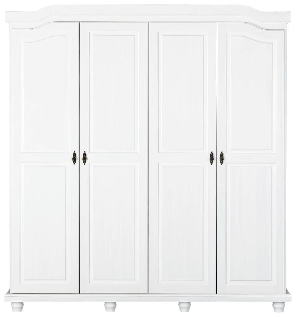 Kleiderschrank Isny weiß B/H/T: ca. 182x198x60 cm