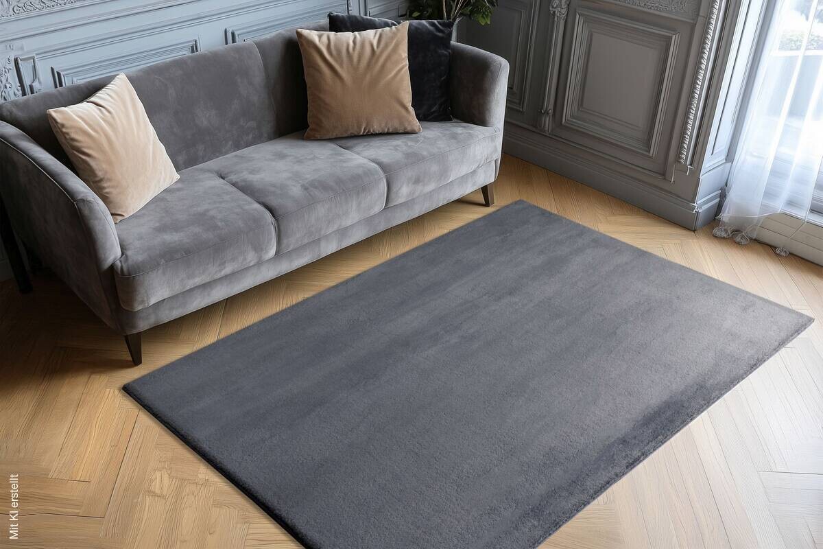 Obsession Teppich Infinity grau B/H/L: ca. 160x16x230 cm