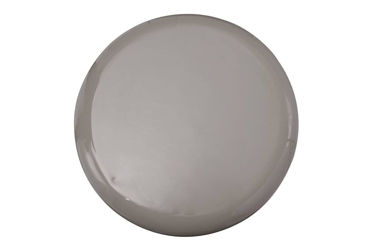 360 Living Hocker Artisse 251 grau gold Metall H/D: ca. 43x51,5 cm