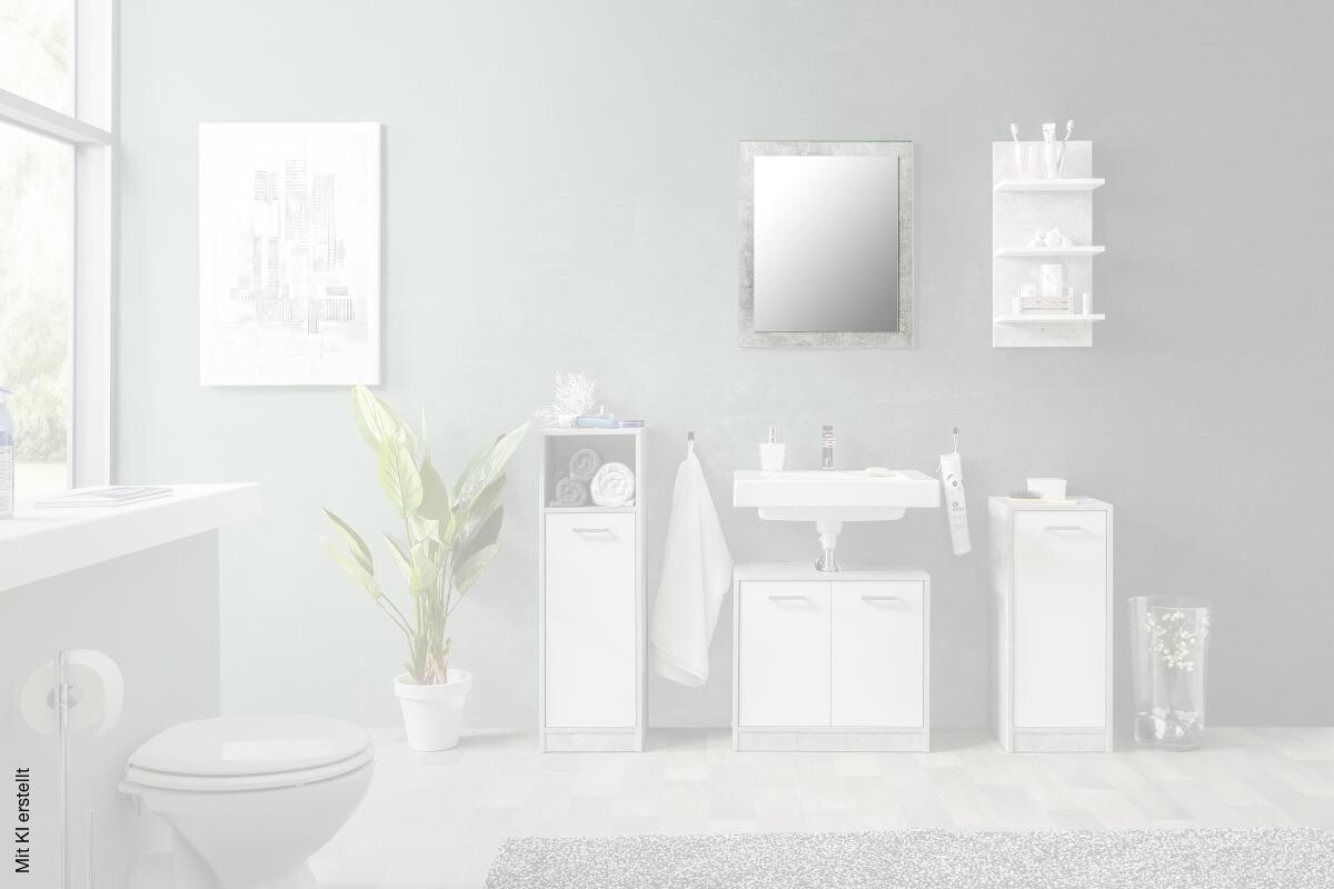 Wandspiegel Madeira Beton Optik B/H: ca. 57x69 cm