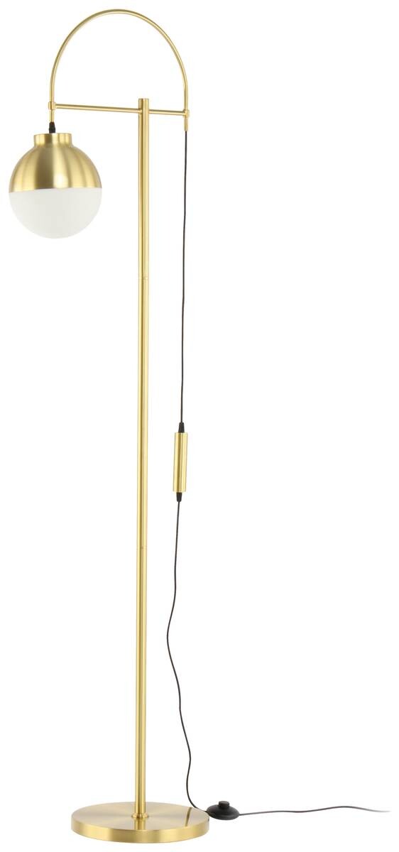 Kayoom Stehlampe Lavina 125 gold Glas Eisen B/H/T: ca. 44x160x44 cm E27 1 Brennstellen