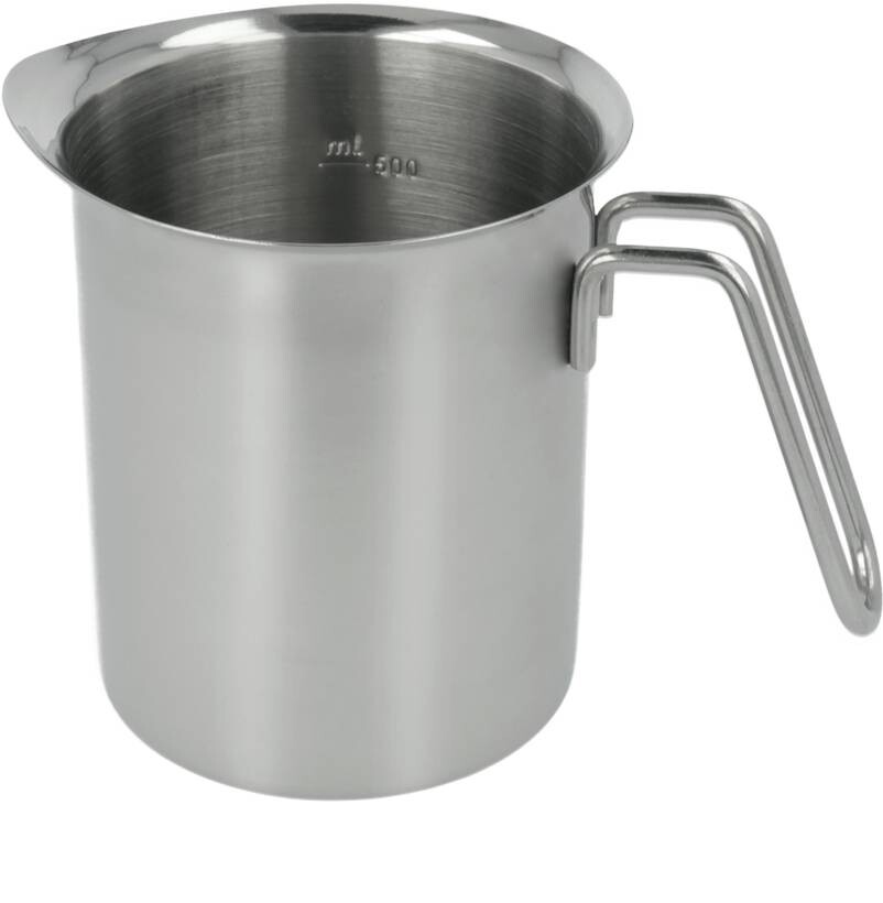 Metaltex Milchkännchen silber Edelstahl