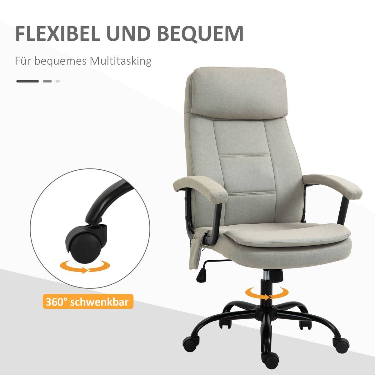 Drehstuhl 921-308BG beige