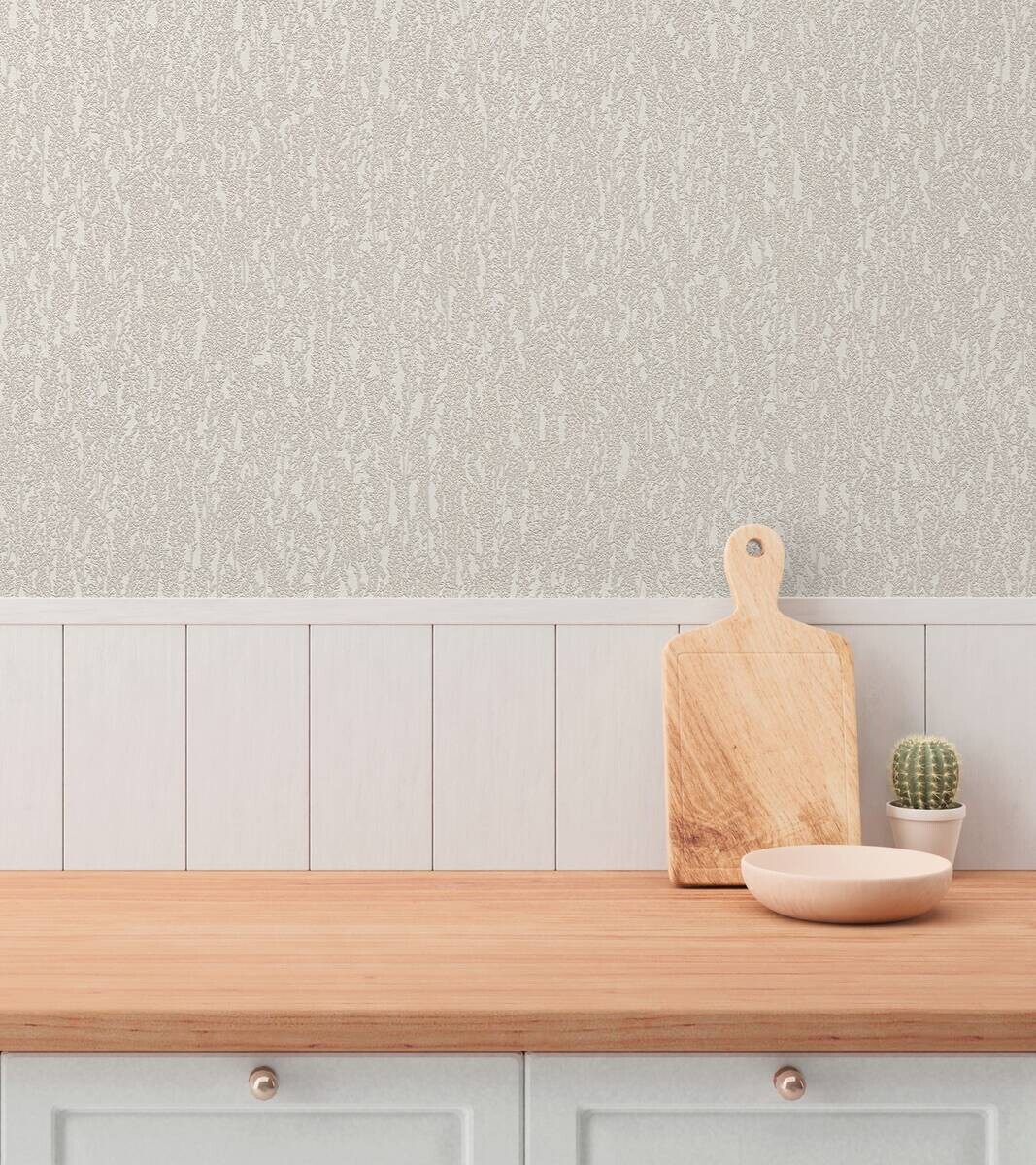 A.S.Creation Vliestapete grau creme B/H/D: ca. 53x1005x9,3 cm