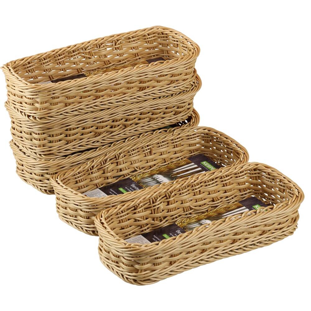 Kesper Brot und Obstkorb weiß Kunststoff B/H/L: ca. 23,5x30,5x21 cm