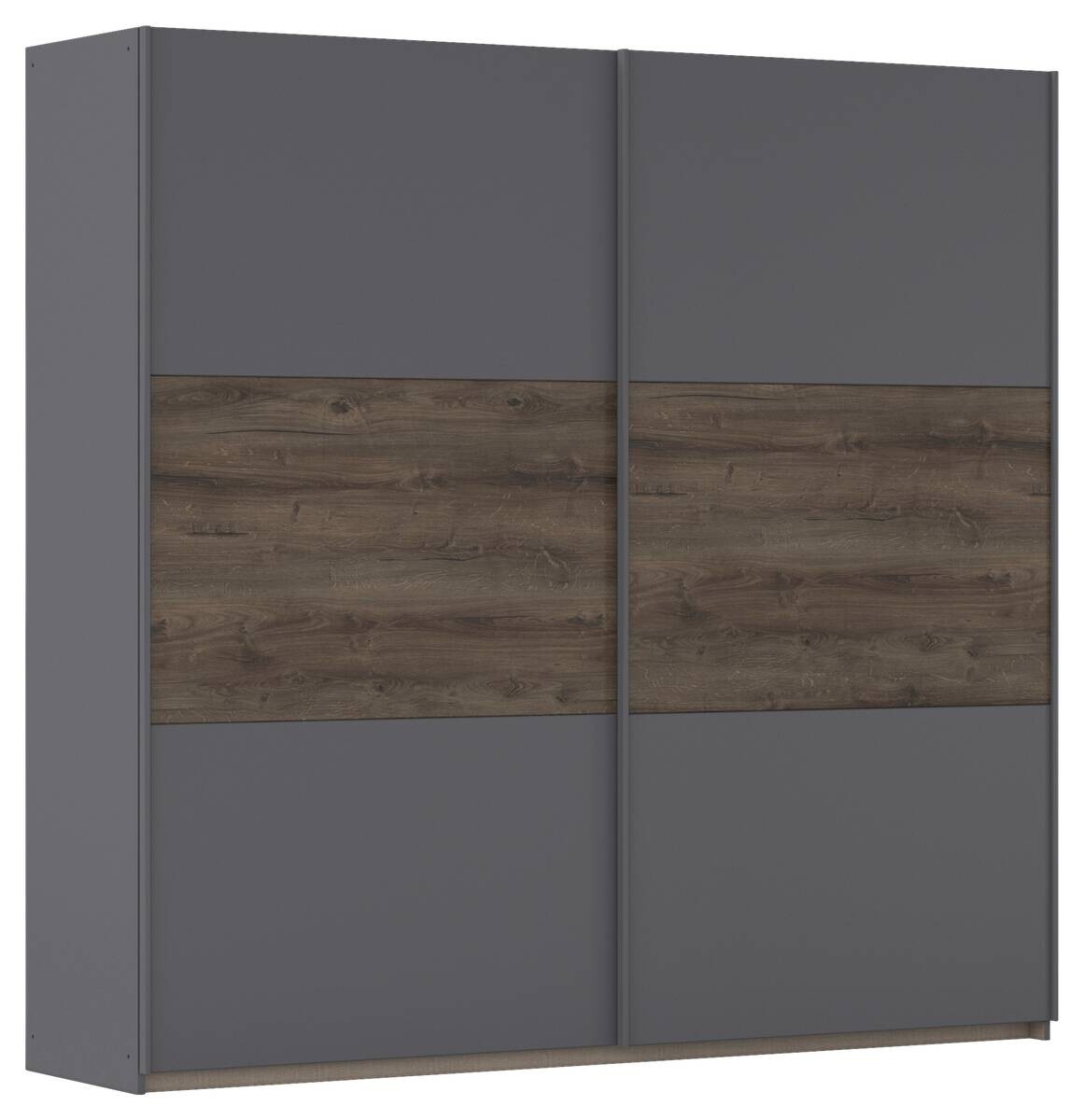 Schwebetürenschrank Marbella grau B/H/T: ca. 218x210x59 cm