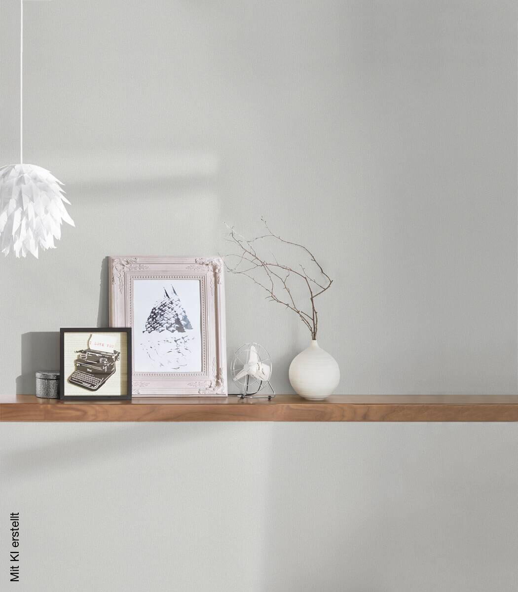A.S.Creation Vliestapete Trendwall 2 Uni grau B/L: ca. 53x1005 cm