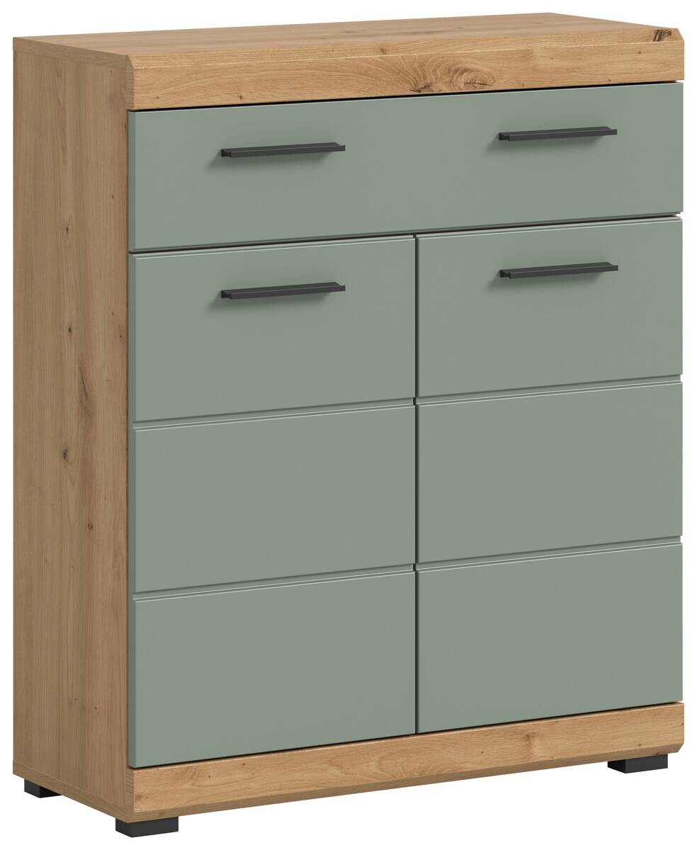 Schrank Scout Eiche Artisan Nachbildung salbei Nachbildung B/H/T: ca. 74x88x31 cm