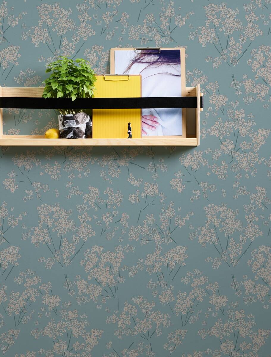 A.S.Creation Vliestapete türkis beige B/H/D: ca. 53x1005x8,6 cm