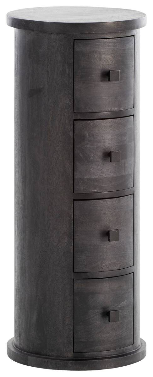 Sideboard schwarz B/H/T: ca. 34x85x34 cm