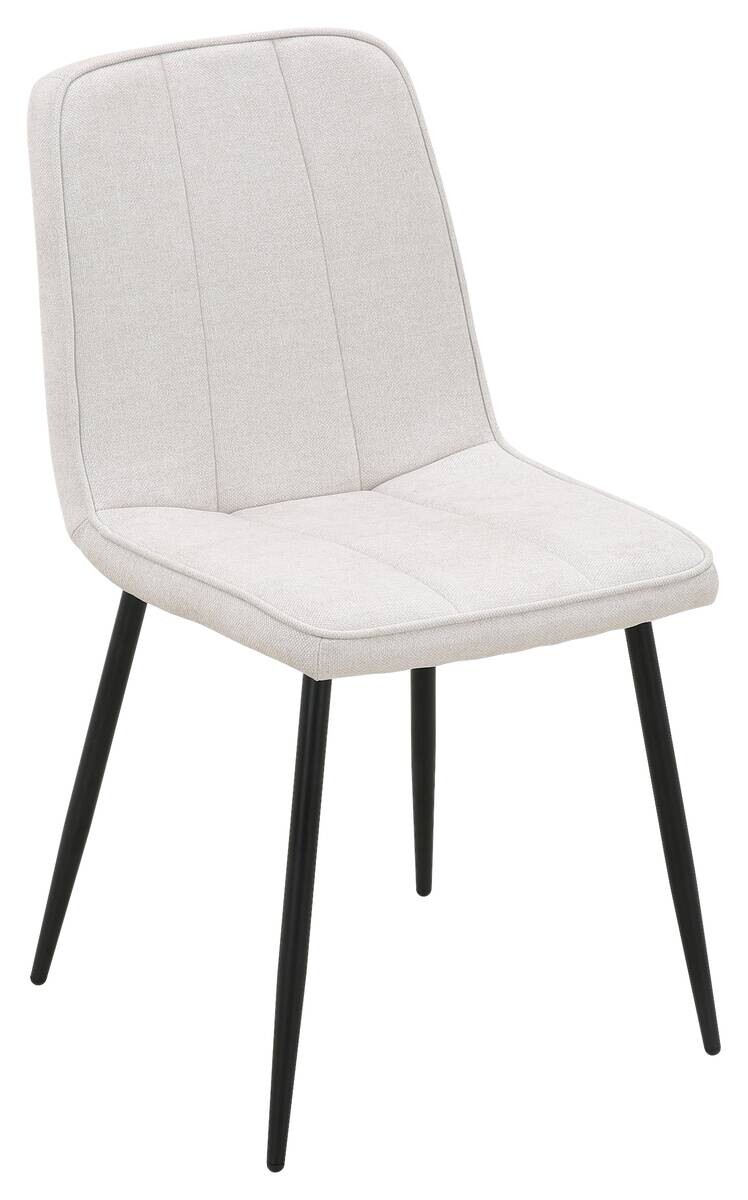 Stuhl KIM beige Webstoff B/H/T: ca. 45x87x58,5 cm