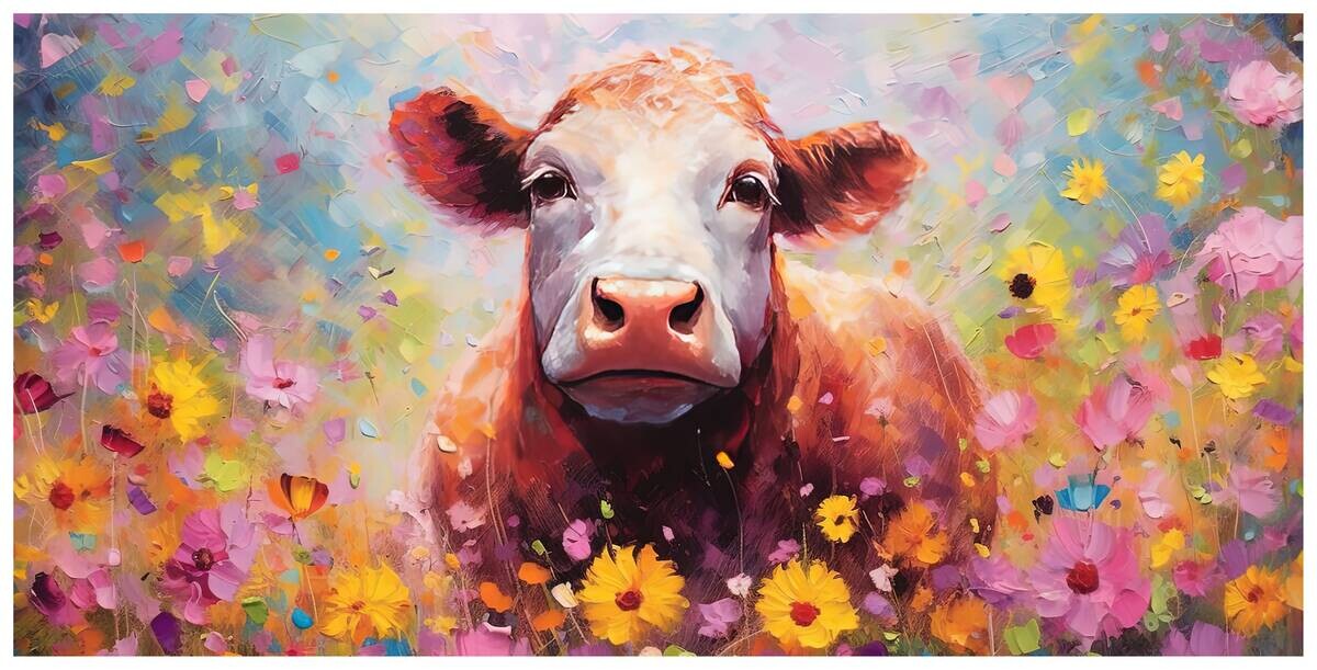 Keilrahmenbild Tiere B/H: ca. 40x20 cm