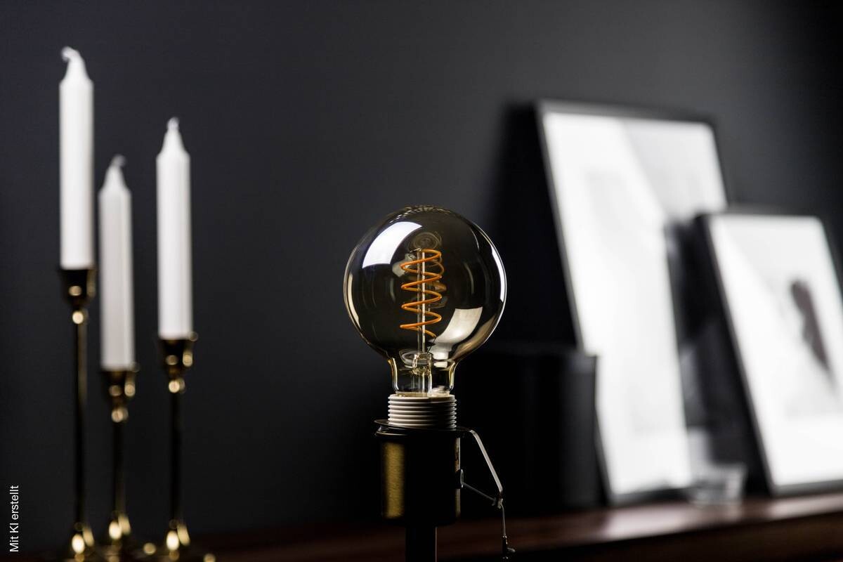 Blulaxa LED-Leuchtmittel Edison Filamentlampe Vintage 49075 E27