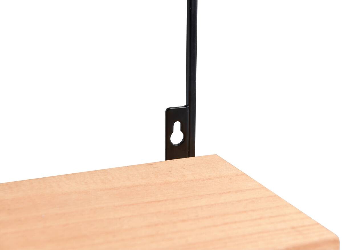 Wandregal Jelena schwarz B/H/T: ca. 48x30x14 cm