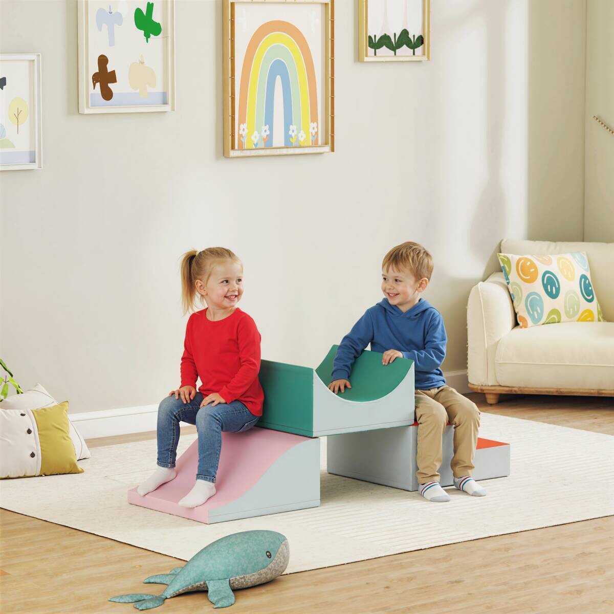 AIYAPLAY Schaumstoffbausteine B/H/L: ca. 45,7x20,3x141 cm