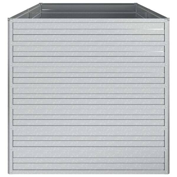 Garten-Hochbeet silber Stahl B/H/L: ca. 80x77x160 cm