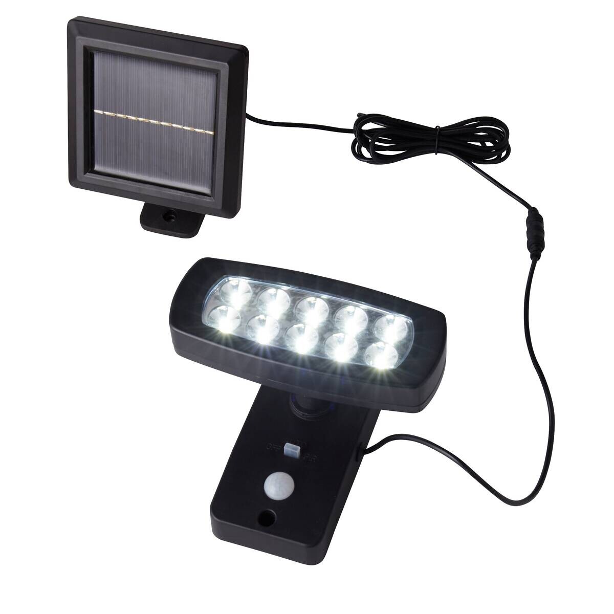 LED-Außenwandleuchte klar schwarz B/H/T: ca. 15,5x14,5x11 cm