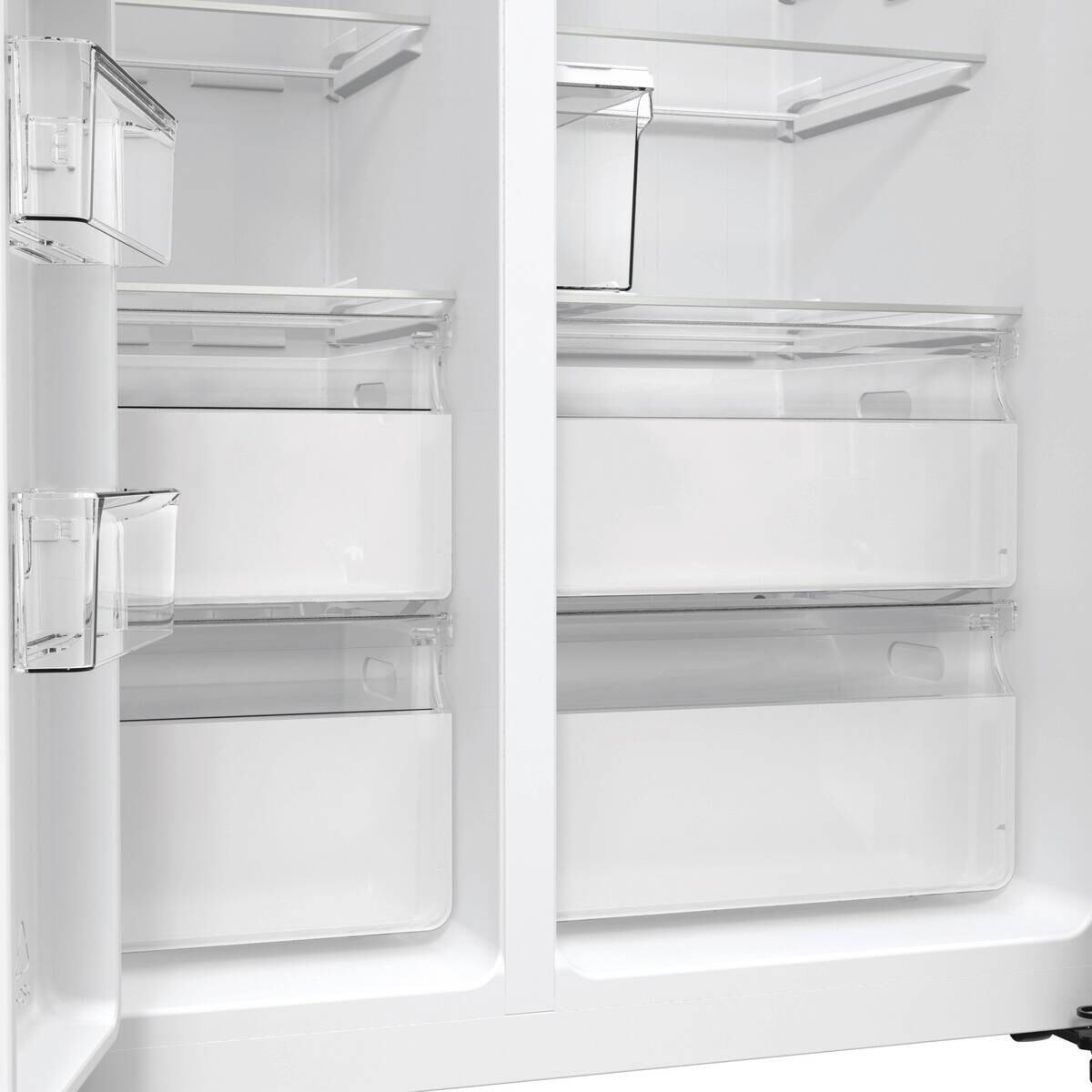 Gorenje Side-by-Side NRR9ESXL Edelstahloptik B/H/T: ca. 92x179x70 cm