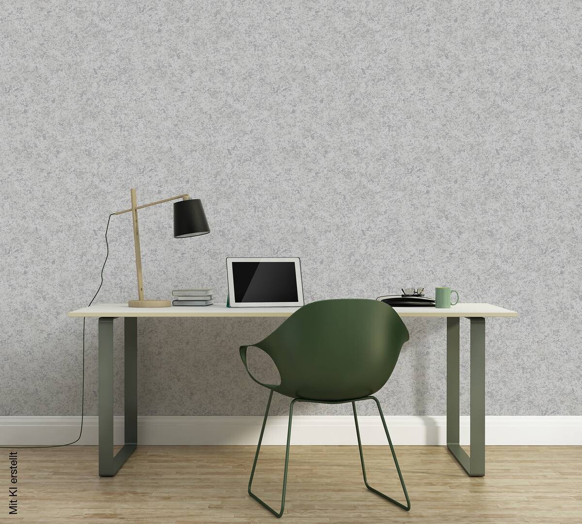 A.S.Creation Vliestapete Attractive Uni grau B/L: ca. 53x1005 cm