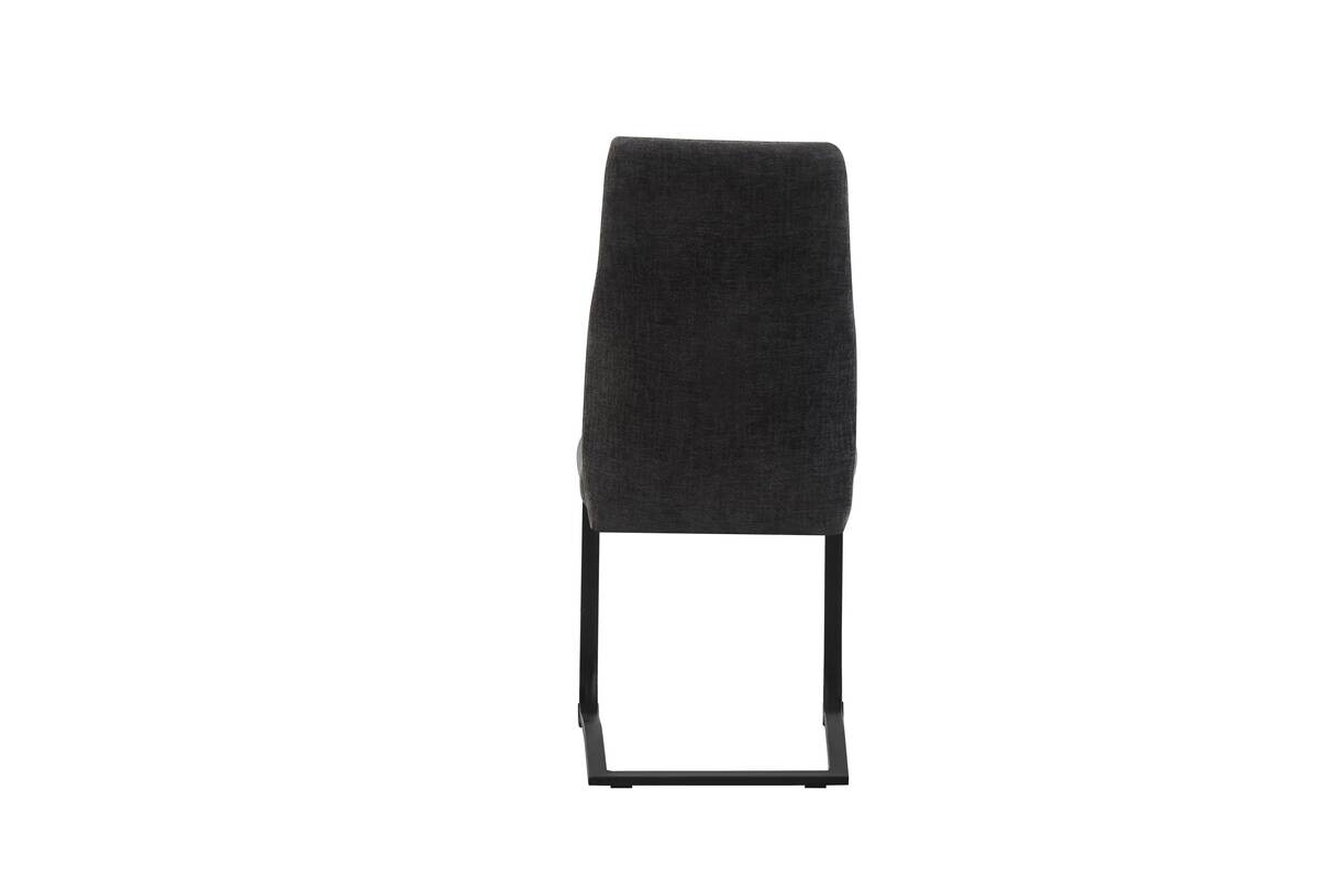Schwingstuhl TINA, 2er Set anthrazit Webstoff B/H/T: ca. 43x98x59 cm