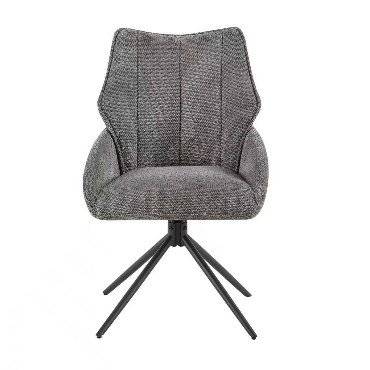 Drehstuhl Cali anthrazit Webstoff B/T: ca. 57x61 cm